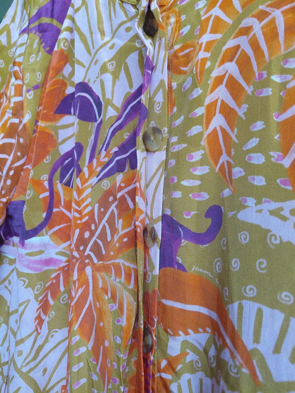 FARM Rio Floral Maxi Dress in Pink, Orange & Purple #(C3) - Picture 7 of 13